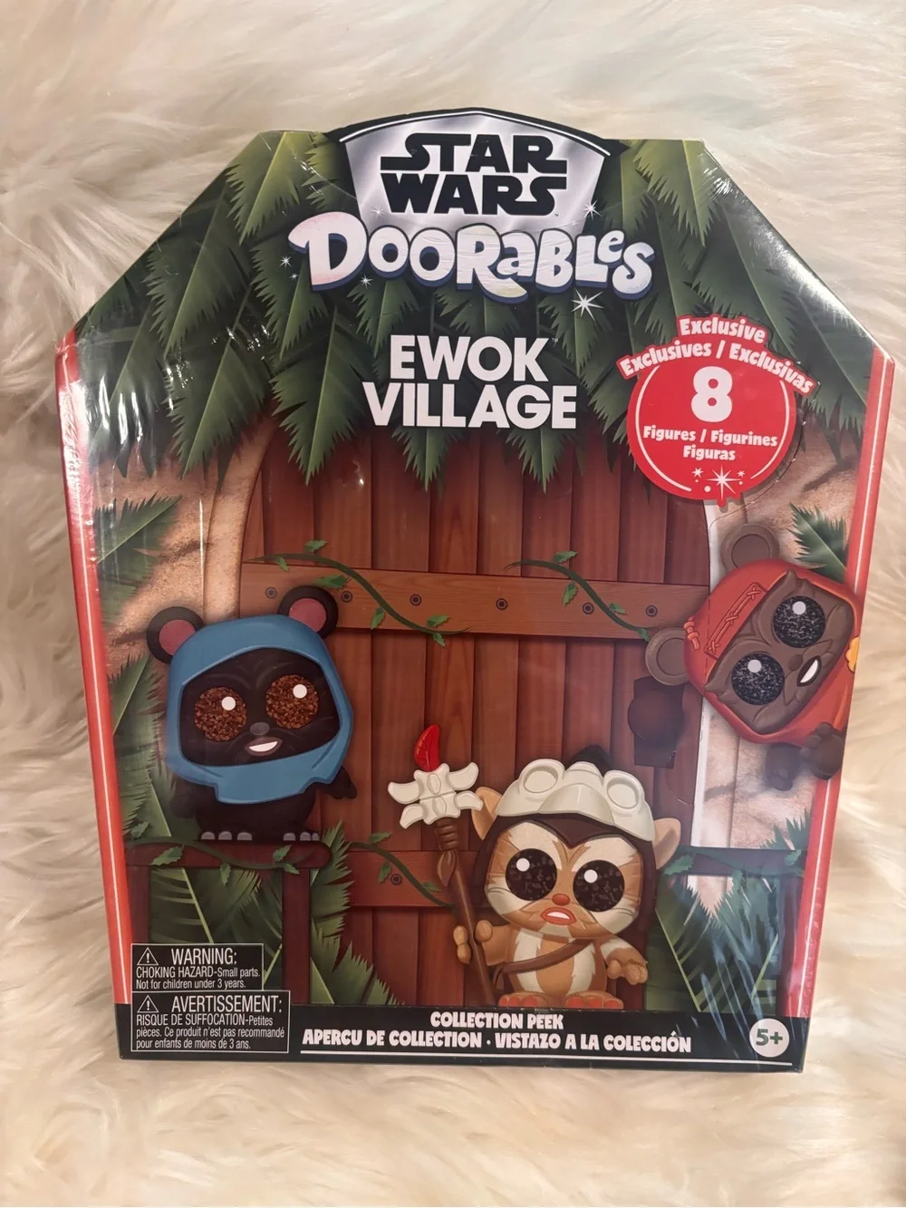 EWOK VILLAGE COLLECTION PEEK Disney Doorables Star Wars 8 Figures 24’ NEW/SEALED